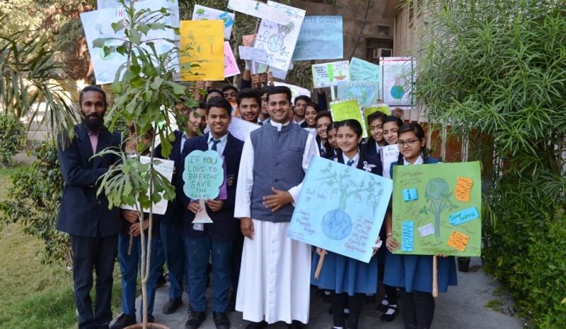 "Pukar" a silent march by St. Anselm's to Protect Environment