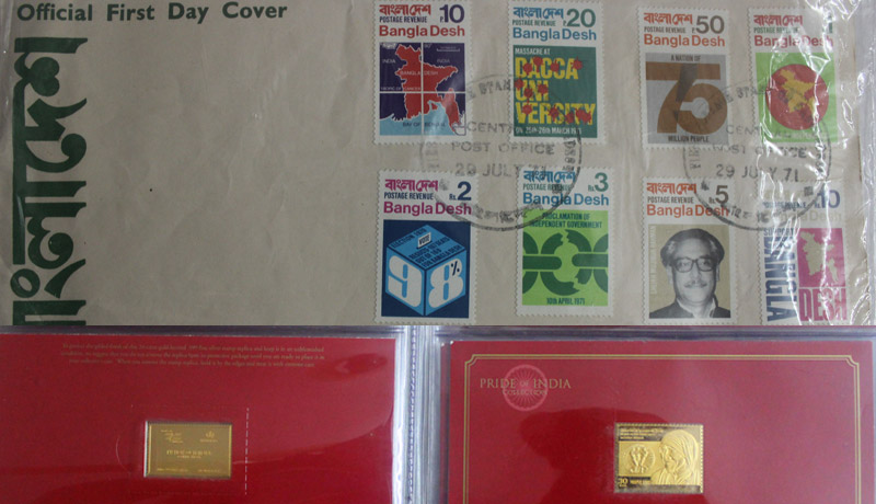 An ex-marian from mount abu with decades of post card and stamp collection