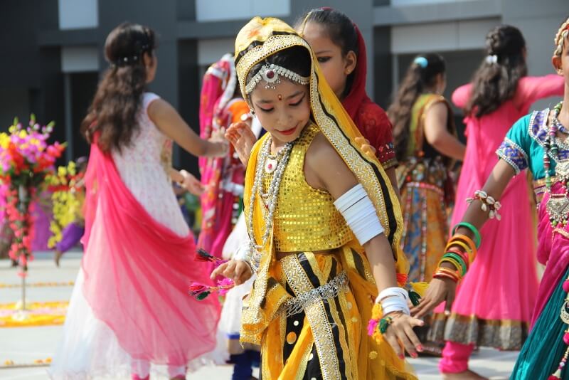 Fun filled navratri celebration at St. John's School, Abu Road